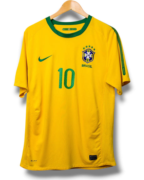 Brazilie 2010 Thuis Shirt Kaka #10 (M)