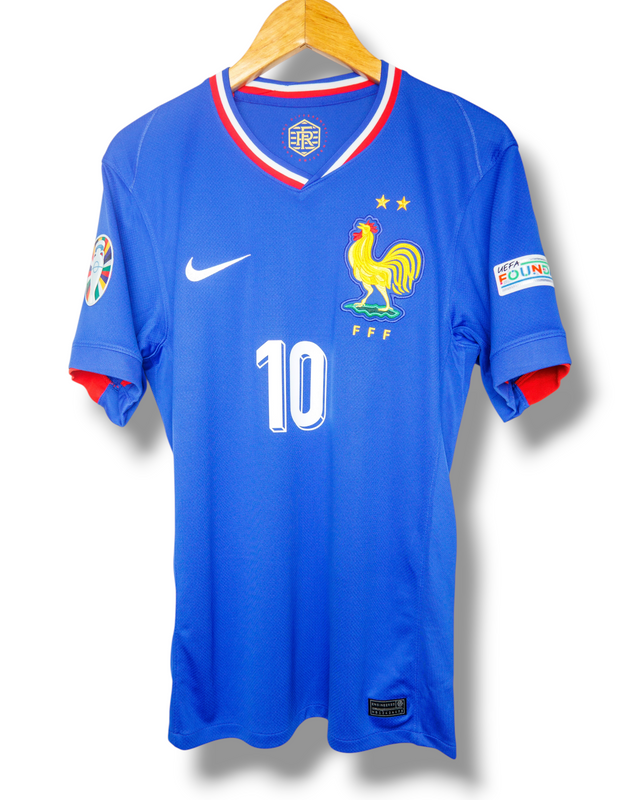 Frankrijk 2024 Thuis Shirt Mbappe #10 (S)