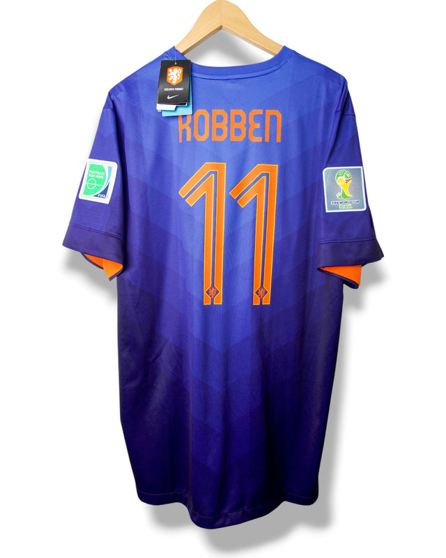Netherlands 2014 Away Shirt Robben #11 (XL)