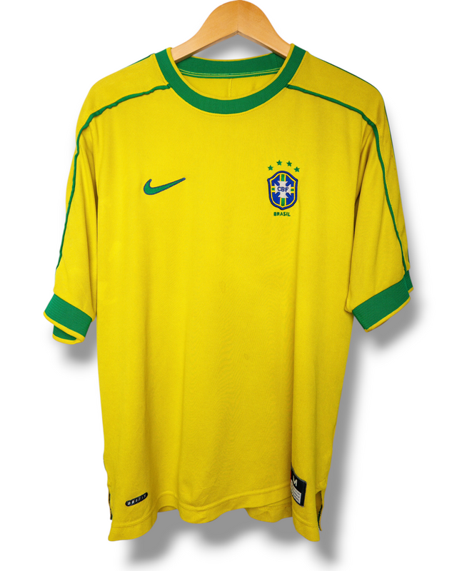 Brazilie 1998 Thuis Shirt (M)