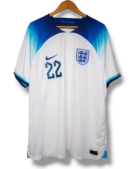 Engeland 2022 Thuis Shirt Bellingham #22 (XL)