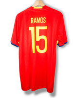 Spanje 2016 Thuis Shirt Ramos #15 (L)