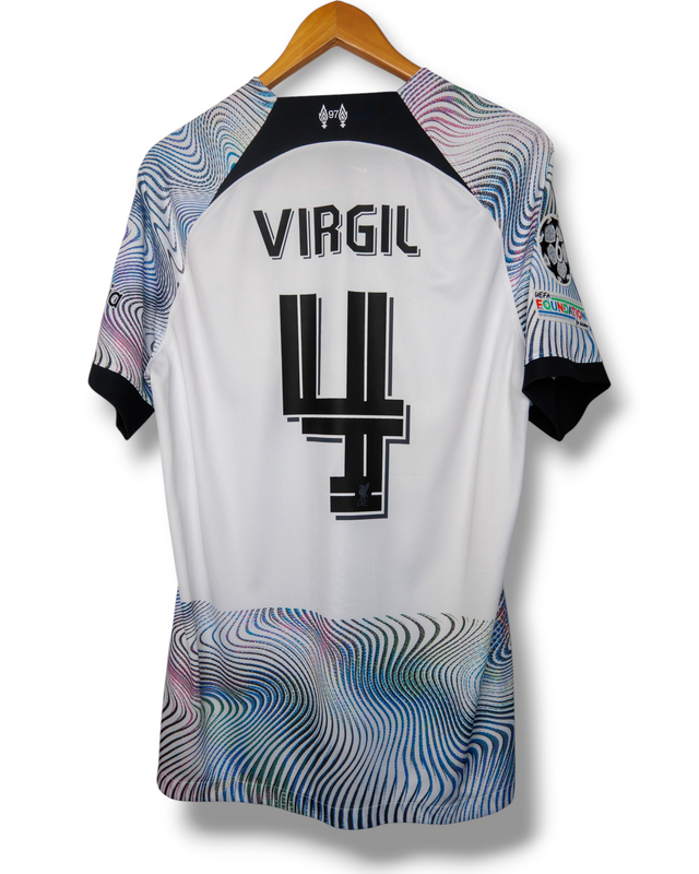 Liverpool 2022/2023 Uit Shirt Virgil #4 (L)