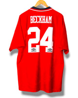 Manchester United 1994 Heimtrikot Beckham #24 (XL)