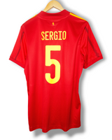 Spanje 2020 Thuis Shirt Busquets #5 (L)
