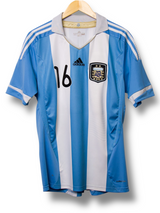 Argentina 2011 Home Shirt Aguero #16 (M)