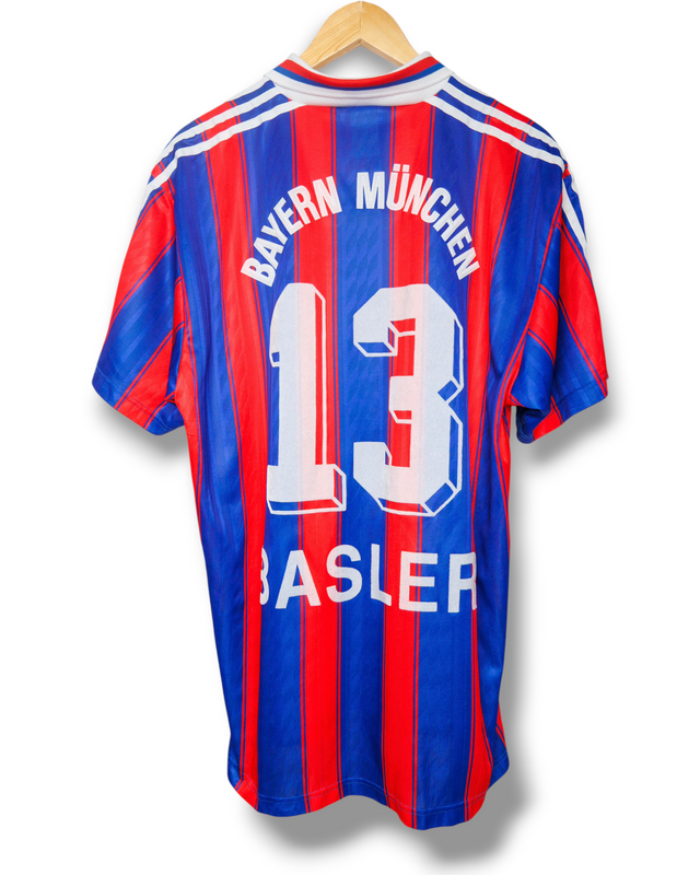 Bayern Munchen 1995/1996 Thuis Shirt Bassler #13 (XL)
