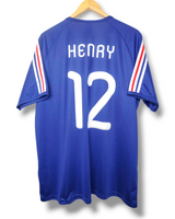 Frankrijk 2010 Thuis Shirt Henry #12 (XL)