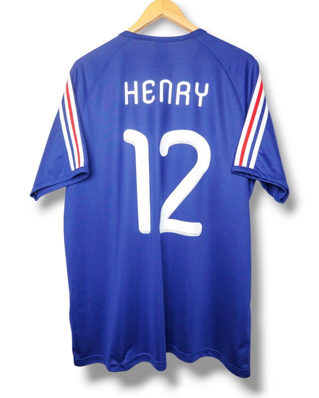 Frankrijk 2010 Thuis Shirt Henry #12 (XL)