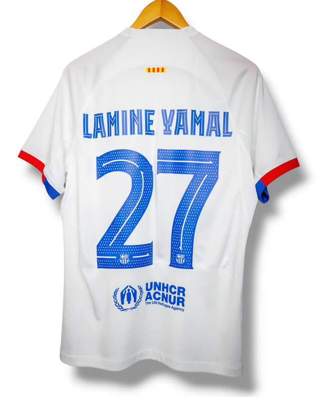 Barcelona 2023/2024 Auswärtstrikot Lamine Yamal #27 (M)