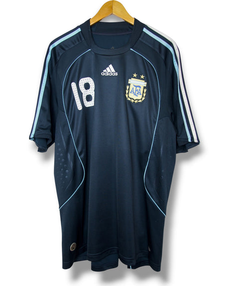Argentinien 2008 Auswärtstrikot Messi #18 (XL)