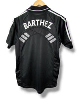 Frankrijk 1998 Thuis Shirt Barthez # (164)