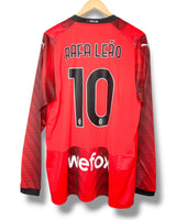 AC Milan 2023/2024 Home Shirt Rafa Leao #10 (XL)