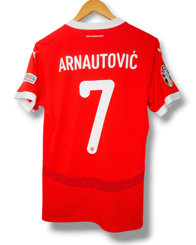 Oostenrijk 2024 Thuis Shirt Arnautovic #7 (S)