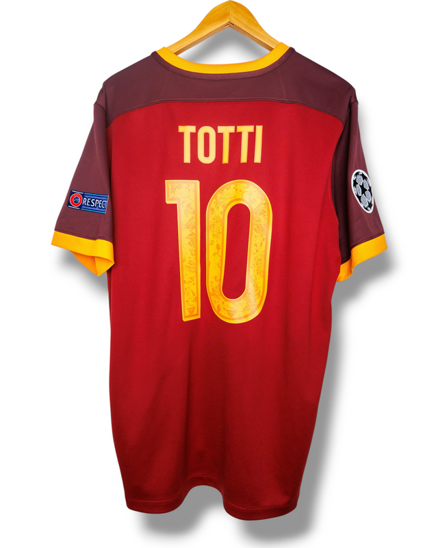 AS Roma 2015/2016 Home Shirt Totti #10 (XL)