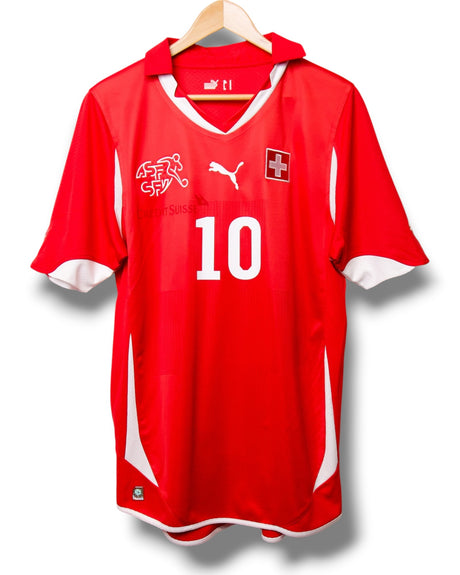 Zwitserland 2010 Thuis Shirt Nkufo #10 (M)