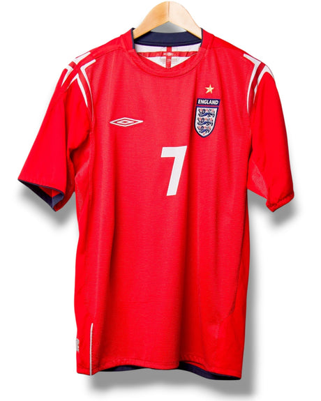 Engeland 2004 Uit Shirt Beckham #7 (M)