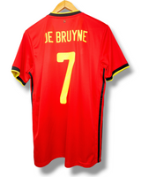Belgie 2020 Thuis Shirt De Bruyne #7 (S)
