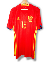 Spanje 2016 Thuis Shirt Ramos #15 (L)