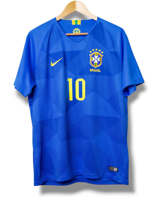 Brazilie 2018 Uit Shirt Neymar #10 (L)
