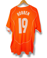 Nederland 2004 Thuis Shirt Robben #19 (XL)