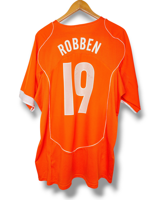 Nederland 2004 Thuis Shirt Robben #19 (XL)
