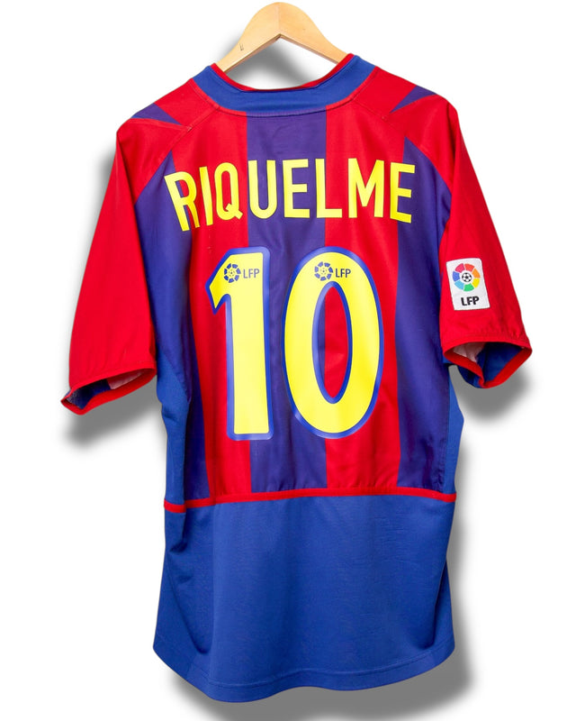 Barcelona 2002/2003 Heim Trikot Riquelme #10 (L)