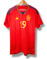 Spanje 2022 Thuis Shirt Lamine Yamal #19 (XXL)