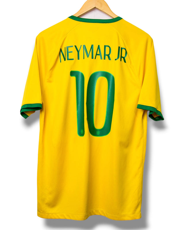 Brasilien 2014 Heimtrikot Neymar #10 (L)