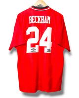 Manchester United 1994 Home Shirt Beckham #24 (XL)