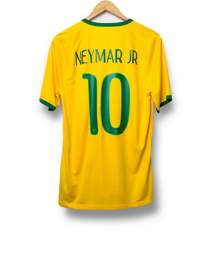 Brazil 2014 Home Shirt Neymar #10 (M)