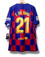Barcelona 2019/2020 Heimtrikot Frenkie de Jong #21 (XL)