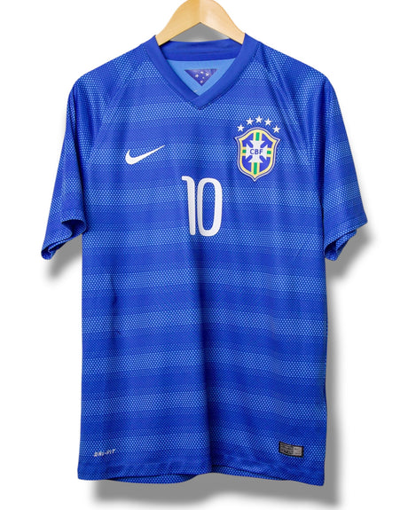 Brazilie 2014 Uit Shirt Neymar #10 (M)