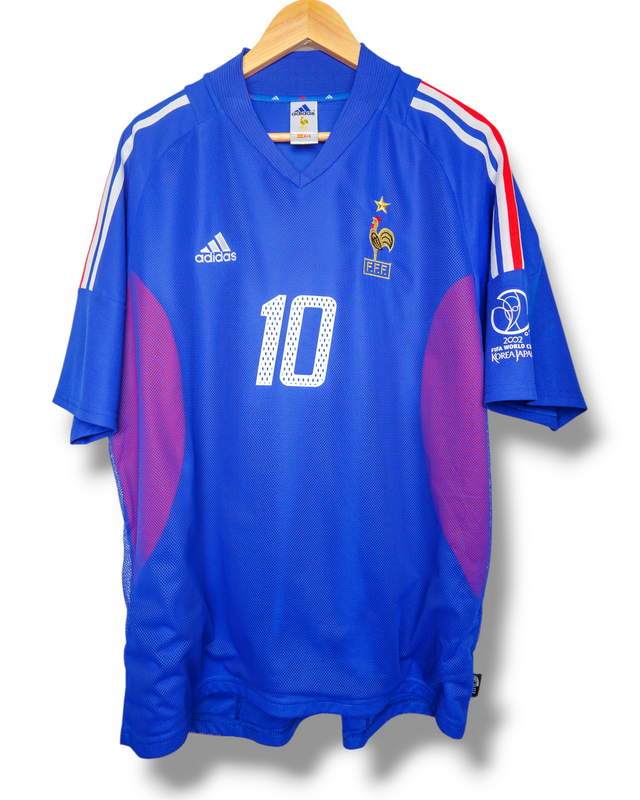 France 2002 Home Shirt Zidane #10 (XL)