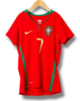 Portugal 2008 Home Ladies Shirt Ronaldo #7 (M)