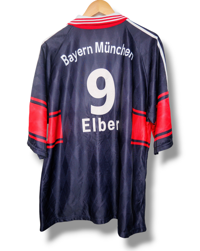 Bayern Munchen 1997/1999 Thuis Shirt Elber #9 (XL)