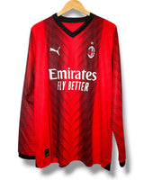 AC Milan 2023/2024 Home Shirt Rafa Leao #10 (XL)