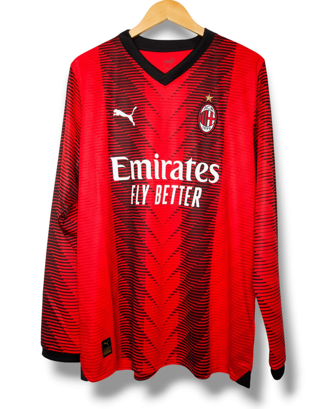AC Milan 2023/2024 Home Shirt Rafa Leao #10 (XL)