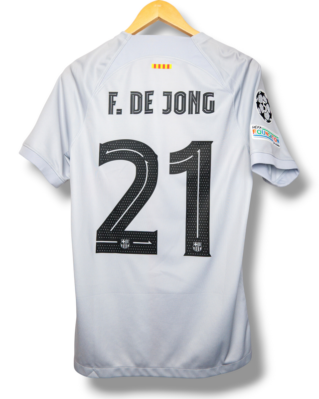 Barcelona 2022/2023 Derde Shirt De Jong #21 (S)