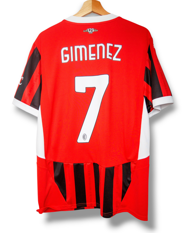 AC Milan 2024/2025 Thuis Shirt Gimenez #7 (L)