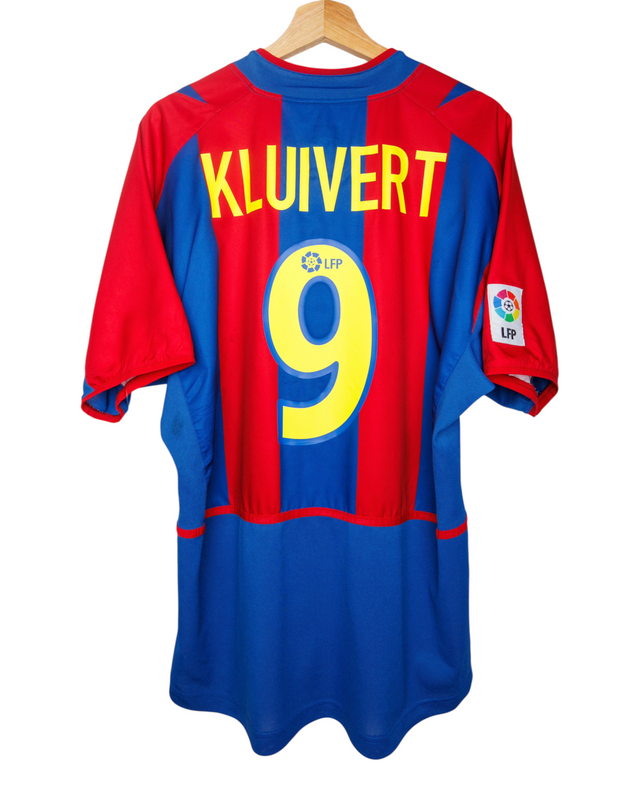 Barcelona 2002/2003 Home Shirt Kluivert #9 (L)