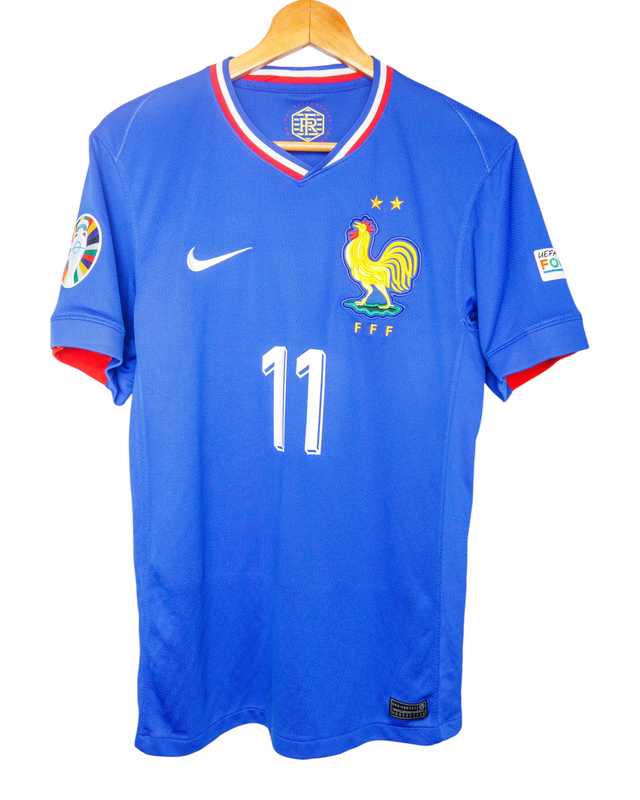 Frankrijk 2024 Thuis Shirt Dembele #11 (S)