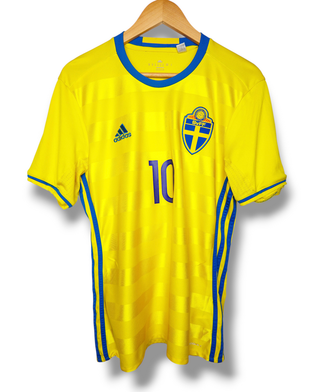 Zweden 2016 Home Shirt Ibrahimovic #10 (M)