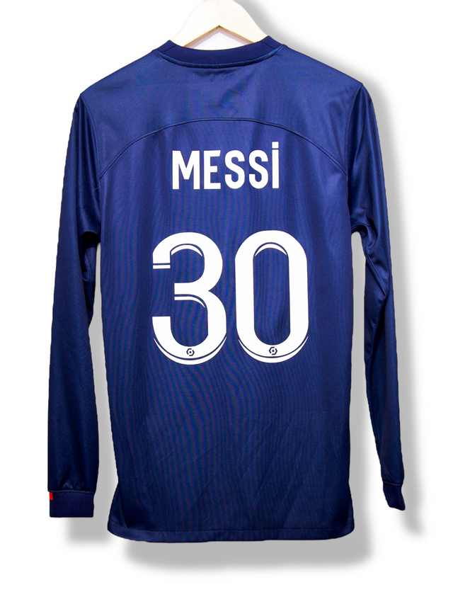 PSG 2022/2023 Home Shirt Messi #30 Long Sleeve (S)